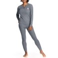 thumbnail image 3 of U.S. Polo Assn. Women's Ribbed Henley Long Underwear Thermal Set *Online Exclusive, 3 of 6
