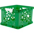 thumbnail image 3 of Storex Grande Caisse de Rangement et de Classement avec Poignées Confort, Vert/blanc (Caisse de 3), 3 of 3