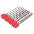 thumbnail image 1 of 9pcs Hexagonale Tournevis Bit Ensemble, Antirouille S2 Acier Rotule Bits 1 4 Pouces Tige50mm Fin Shan Outils de Réparation Automobile, 1 of 8