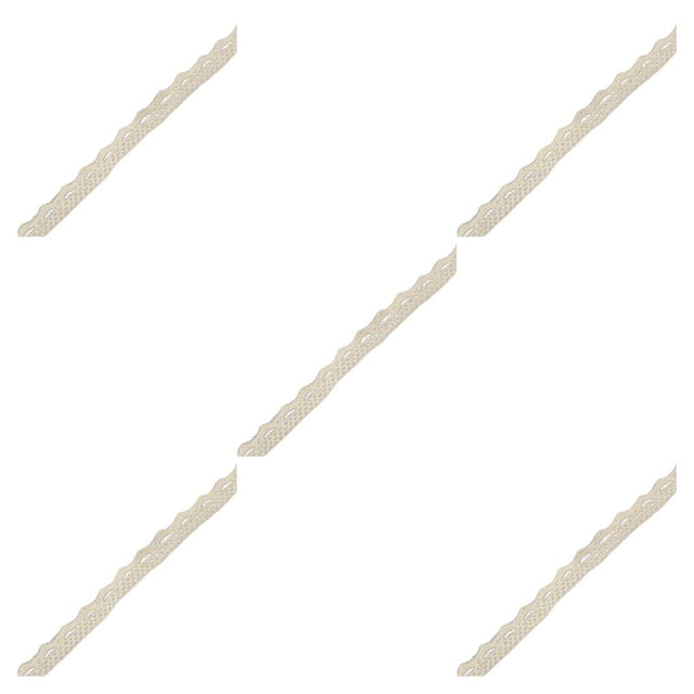 maskred 1 Roll Lace Craft Ribbon Supple Exquisite Cotton Charming Sewing Accessory Comfortable Clothes Supplies Lace Trim Type4 5Set