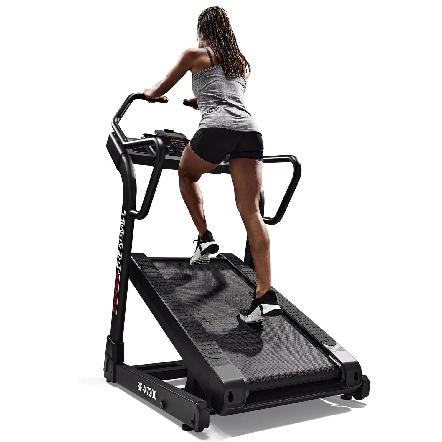 Sunny Health & Fitness Commercial Level Ultimate Incline Decline Treadmill - SF-X7200SMART