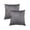 Grey, variant on TOPTIE Set of 2 Velvet Pillow Covers 18" x 18", Burgundy Throw Cushion Covers Pillowcases for Sofa Bedroom