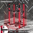 thumbnail image 2 of U-MAX 2000lbs Power Cage with Lat Pulldown, 2"x2" Steel Squat Rack Cable Crossover All-in-One Home Gym, 2 of 8