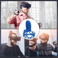thumbnail image 3 of Quentinu 1 Paire de Couvre-Poignées de Manette Tactiles Créatifs Sangles de Joint pour Oculus Quest 2, 3 of 7