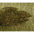 thumbnail image 4 of oneOone Viscose Chiffon Fabric Leaves & Floral Block Print Fabric BTY 42 Inch Wide, 4 of 4