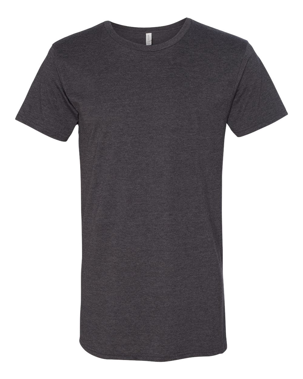 Bella Canvas Mens-Long Body Tee-3006, 2XL, Dark Grey Heather