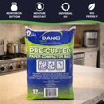 thumbnail image 2 of Dano Pre-Cuffed Paper Trash Compactor Bags (12 Pack) | Heavy Duty Kitchen Garbage Compactor Bags & Liners | 11 Gallon Precuffed Garbage Bag for Compactor | Eco-Friendly, 2 of 7