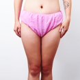 thumbnail image 2 of 50 Pcs Culottes Jetables Unisexes en Non-Tissé pour Spa sous-Vêtements Culottes Shorts Rose, 2 of 8