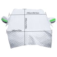 thumbnail image 4 of Universal Windshield Cover for Cars SUVs and Trucks | Winter Snow Protection and Summer Sun Shade | All Season Car Windshield Protector with Anti-Theft Straps | Easy to Install and Store, 4 of 9
