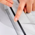 thumbnail image 4 of DIY Self-Adhesive Mosquito Window Screen, 1.3x1.5m Gray Polyester Mesh with 5.6m Hook & Loop Fasteners, Easy Install/Remove, Pet-Friendly Insect Protection for Bedroom, Kitchen, Balcony - Practical, 4 of 6