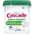 thumbnail image 3 of Cascade Free & Clear Action Pacs, Dishwasher Detergent, Unscented, 51ct, 3 of 16