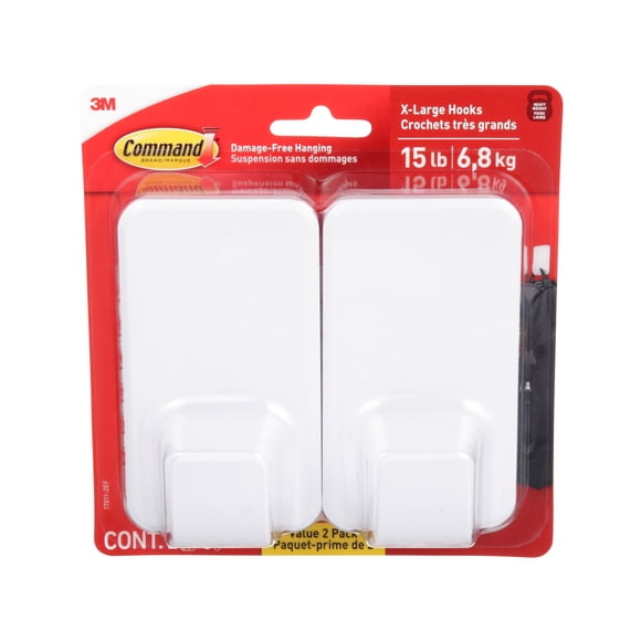 Command Jumbo and X-Large Hooks, 17011-2EF
