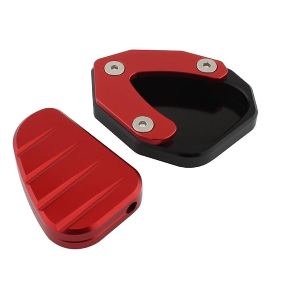 Siruishop Side Brace Tripod Widened Pad Kit Aluminum for Zontes 368D 368M Sturdy Red