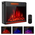 thumbnail image 1 of Gymax 28'' Electric Fireplace Recessed 900/1350W Fireplace Heater w/ Remote Control, 1 of 10
