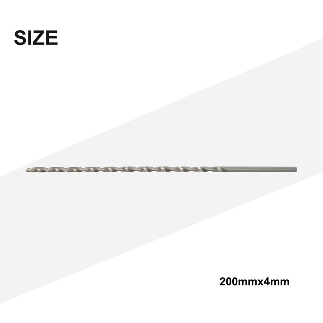 200mm Extra Long High Speed Steel HSS Drill Bits For Metal Drilling 2-10mm