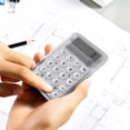 thumbnail image 4 of Mechanical Calculator 8 Digit LCD Display Handheld for Office, 4 of 6