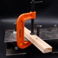 thumbnail image 5 of Metal Hand Screw Clamp Hand Screw Clamp Screw Steel Grip Welding G Hand Screw Clamp Wood Work Screw Clamp Premium Heavy Thicken G Type Hand Screw Clamp With Carbon Steel Rod1 Inch, 5 of 5