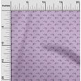 thumbnail image 1 of oneOone Georgette Viscose Light Purple Fabric Rabbit Animal Craft Projects Decor Fabric Printed By The Yard 42 Inch Wide, 1 of 4