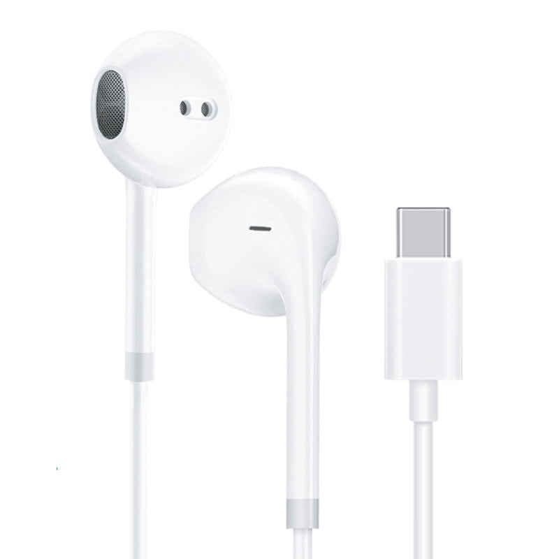 Amdohai Private mode headphones Type-c wired headphones in-ear 3.5mm in-line flat head IOS 6