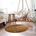 thumbnail image 5 of Sentmoon Washable Rugs Bathroom Rug Round Carpet Bedroom Bedside Blanket Guest Hall Hanging Basket Computer Chair Floor Mat Yoga Mat for Living Room, Bedroom, and Dining Room, 5 of 5
