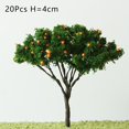 thumbnail image 1 of MYG 20X Orange Fruit Model Trees 4cm Model Train Diorama Garden Orchard Scenery, 1 of 7