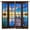 Nature Landscape_1, variant on Flowers Floral Kitchen Curtains - Leaves Spring Botanical Small Short Tier Cafe Window Curtains for Bathroom Living RV Room Rod Pocket Window Drapes 36 Inch Length 2 Panels Set 28"x36"