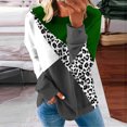 thumbnail image 1 of 2023 Chandail en Molleton Mode pour Femmes 50 % de Réduction Liquidation Col Rond Mode Décontractée Manches Longues Imprimé Chandail en Molleton Haut Blouse, 1 of 5