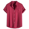 thumbnail image 1 of Birdeem Chemise Décontractée à Manches Courtes pour Hommes, 1 of 8