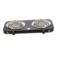 thumbnail image 3 of Lijie Electric Coil Burner Adjustable Temperature Compact Countertop Coiled Burner Double 2000W Black, 3 of 6