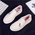 thumbnail image 2 of Chaussures en Toile pour Femmes Chaussures de Sport Plates Chaussures Décontractées à Fermeture Éclair Chaussures en Toile, 2 of 9