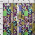 thumbnail image 3 of oneOone Rayon Olive Green Fabric Asian Mix Floral Sewing Craft Projects Fabric Prints By Yard 56 Inch Wide, 3 of 4