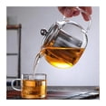 thumbnail image 3 of Tea Pot Thicken Heated Container Tea Pot With Stainless Steel Infuser Clear Kettle, 3 of 5