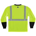 thumbnail image 2 of GloWear 22706 Type R Classe 2 Noir Bas devant T-Shirt à Manches Longues, Lime - 2TG, 2 of 4