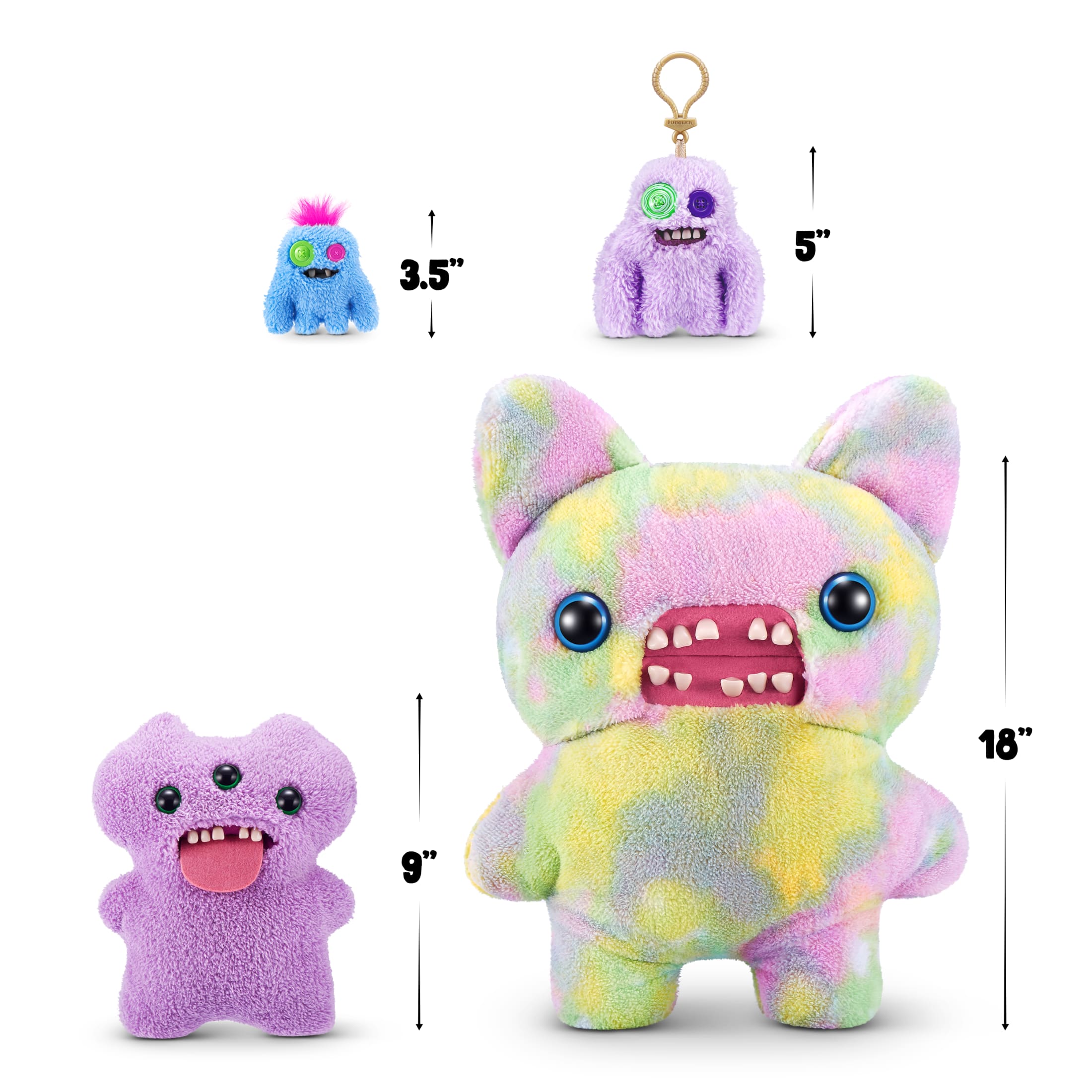 Fuggler Baby Fuggs 3,5 pouces Série 4 de ZURU, Funny Ugly Monster Jouet en peluche