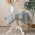 thumbnail image 1 of Et Nappe en Lin Petite à Motif Floral, Isolation Thermique, Nappe pour la Maison, Table Basse, Sensation d'Environnement, Nappe de Décoration, 1 of 6