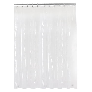 Doublure de douche en PEVA Softy surdimensionnée Mainstays, 183 x 213 cm, transparente