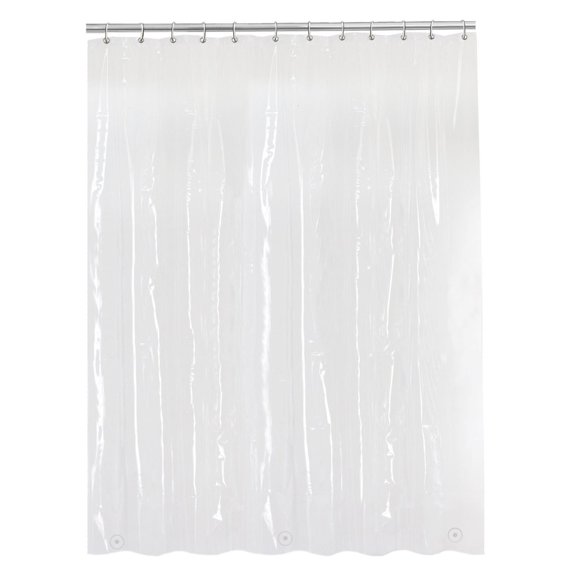 Mainstays Oversized Softy PEVA Shower Liner, 72" x 84", Clear