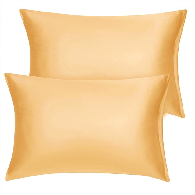 Unique Bargains Satin Pillowcase Zippered Silky Sateen