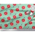 thumbnail image 2 of Soimoi Cotton Voile Fabric Floral & Bee Insects Print Fabric by The Yard 56 Inch Wide, 2 of 3