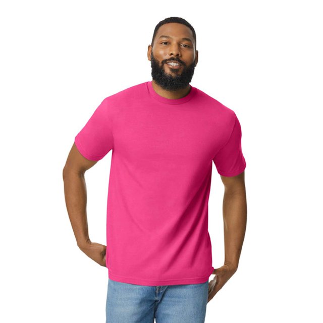 Gildan - T-Shirt Softstyle de Poids Moyen - 65000 - Heliconia - Taille : 3TG