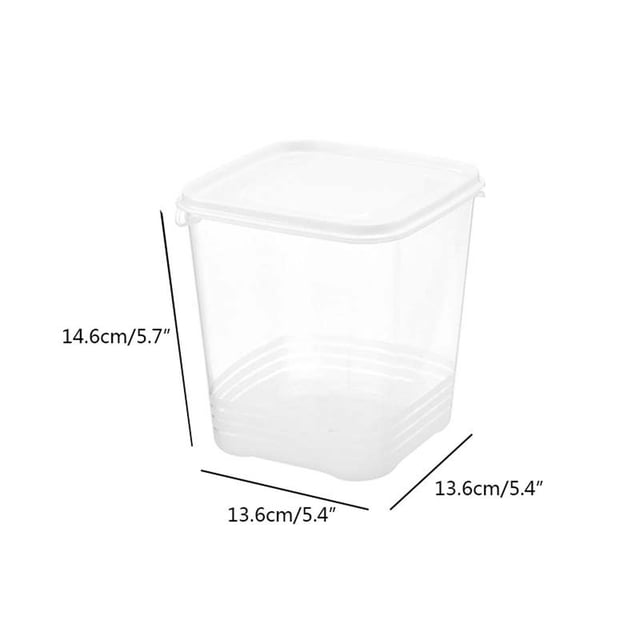 Bigersell Plastic Food Storage Containers w/ Lids Stackable Cereal Containers Kitchen Pantry Storage Organization Grain Rice, Pasta, Flour and Sugar Dry Food Canisters D