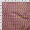thumbnail image 3 of oneOone Georgette Viscose Fabric Leaves & Floral Block Print Fabric BTY 42 Inch Wide, 3 of 4