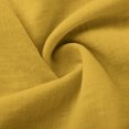 thumbnail image 5 of Pisexur Robes d'Été pour Femmes en Doux Lin-Coton Robes d'Été pour Femmes Décontractées à Col en V Manches 3/4 Robe Maxi Ample Confortable Fluide Robes pour Femmes Couleur Unie à Volants Boho Longues Robes P-2TG Jaune, 5 of 5