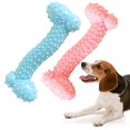 thumbnail image 2 of 2PCS Bone Dog Toy Interactive Dog Squeaky Toy Puppy Bite Toy Rubber Dog Toy, 2 of 10