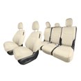 thumbnail image 1 of For 2020-2024 Ford Explorer Base FH Group Neoprene Custom Fit Car Seat Covers Water Resistant - Full Set Solid Beige, 1 of 11