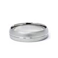 thumbnail image 2 of Channel Brushed Wedding Band 950 Platinum, 2 of 2