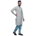 thumbnail image 2 of Atasi Kurta Imprimé de Designer pour Garçons Ensemble Kurta Pyjama Décontracté Vêtements d'Été, 2 of 3