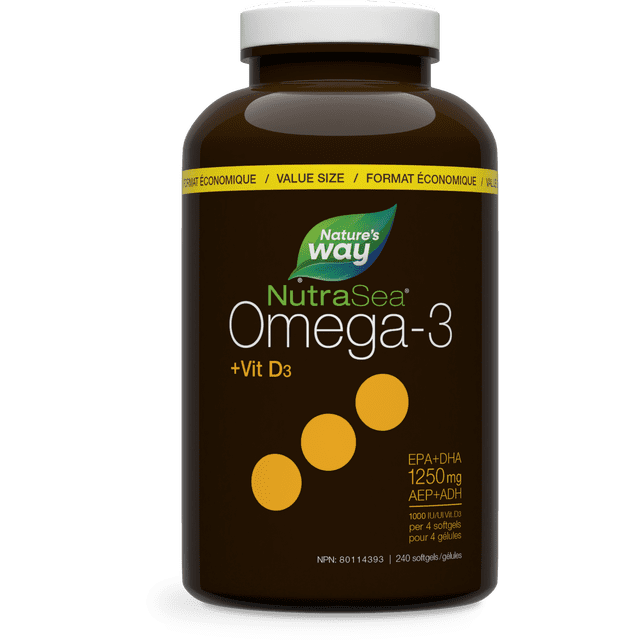 Nature's Way NutraSea+D 240 Softgels