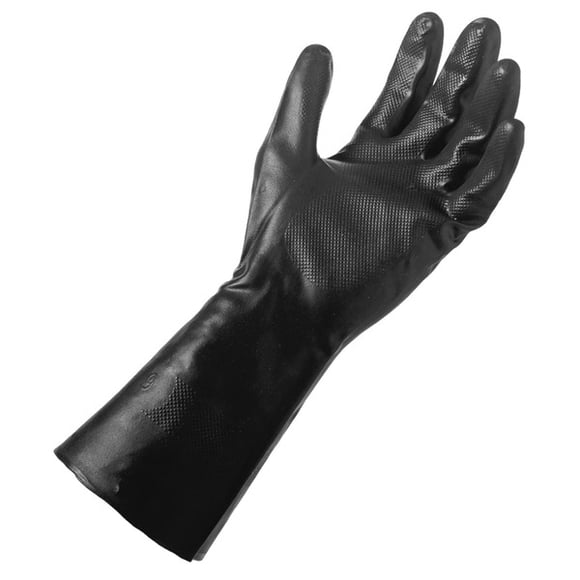 Gorilla Grip Large/X-Large Neoprene Long Cuff Work Gloves - Black (1-Pair)