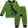 thumbnail image 1 of Little Hand Boy Dinosaur Pajamas Sets Long Pjs 100% Cotton Pajama Set 7T, 1 of 6